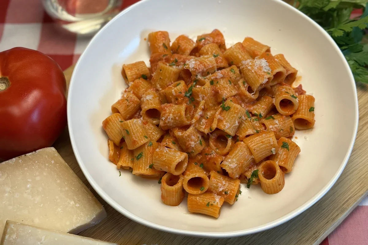 Spicy Rigatoni with Italian Chili Crunch